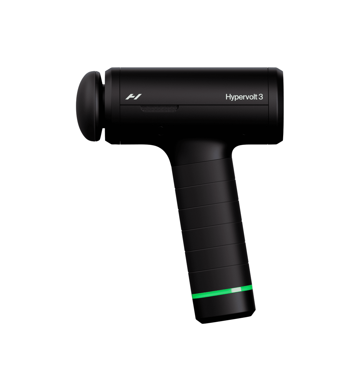 Hypervolt 3 massagepistol, set fra siden