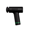 Sort Hypervolt Go 3 massagepistol på transparent baggrund