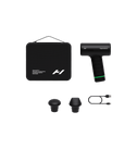 Hypervolt Go 3 massagepistol: indhold i æsken